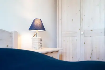Ein Bett oder Betten in einem Zimmer der Unterkunft Strandpark Sierksdorf H087