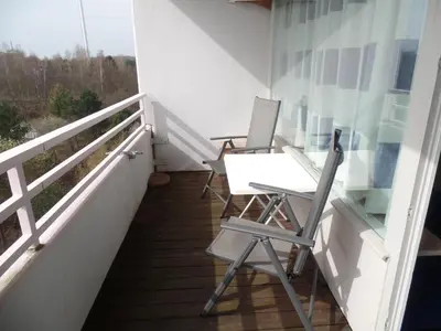 Ein Balkon oder eine Terrasse in der Unterkunft Ferienpark Sierksdorf App 773 - Strandlage