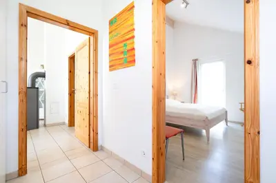 Ein Bett oder Betten in einem Zimmer der Unterkunft Strandpark Sierksdorf H060