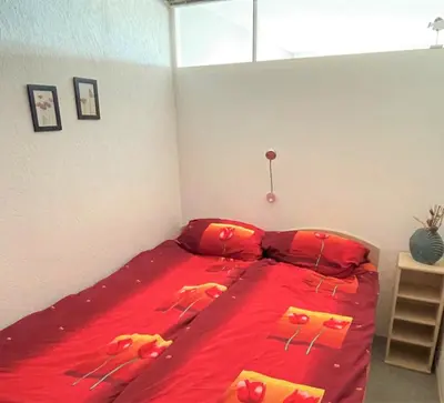 Ein Bett oder Betten in einem Zimmer der Unterkunft Ferienpark Sierksdorf App 778 - Strandlage