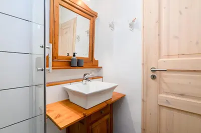 Ein Badezimmer in der Unterkunft Ferienpark Sierksdorf App 555 - Strandlage