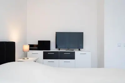 Ein Bett oder Betten in einem Zimmer der Unterkunft Ferienpark Sierksdorf App 580 - Strandlage
