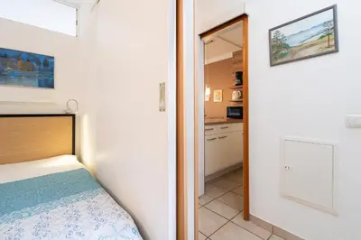 Ein Bett oder Betten in einem Zimmer der Unterkunft Ferienpark Sierksdorf App 624 - Strandlage