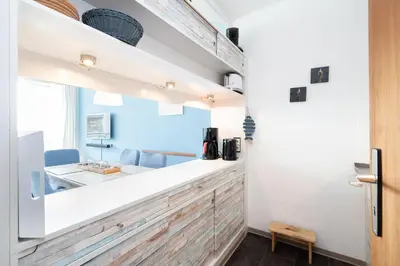 Ein Bett oder Betten in einem Zimmer der Unterkunft Ferienpark Sierksdorf App 746 - Strandlage