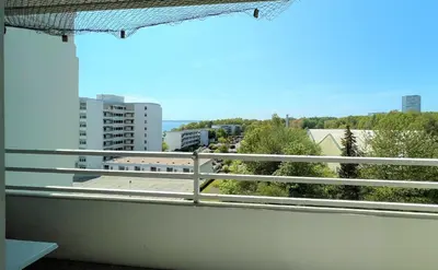 Ein Balkon oder eine Terrasse in der Unterkunft Ferienpark Sierksdorf App 729 - Strandlage