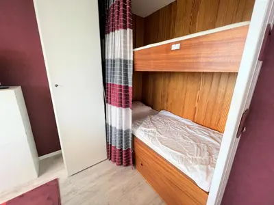 Ein Bett oder Betten in einem Zimmer der Unterkunft Ferienpark Sierksdorf App 775 - Strandlage