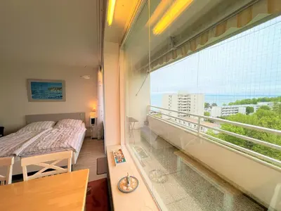 Ein Bett oder Betten in einem Zimmer der Unterkunft Ferienpark Sierksdorf App 775 - Strandlage