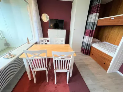 Ein Bett oder Betten in einem Zimmer der Unterkunft Ferienpark Sierksdorf App 775 - Strandlage