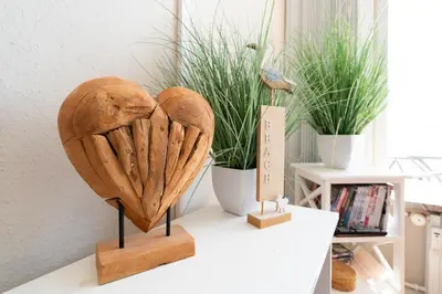 Die Bibliothek in der Ferienwohnung