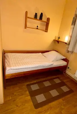 Ein Bett oder Betten in einem Zimmer der Unterkunft Jägerhof Ostsee GmbH