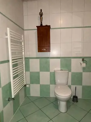 Ein Badezimmer in der Unterkunft Jägerhof Ostsee GmbH