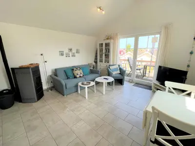 Ein Sitzbereich in der Unterkunft Strandpark Sierksdorf H049
