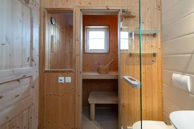 Ein Badezimmer in der Unterkunft Strandpark Sierksdorf H052