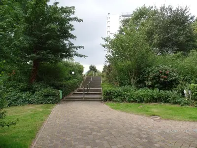 Ein Garten an der Unterkunft Panoramic App A07-6