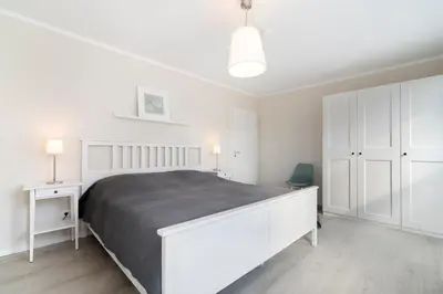 Ein Bett oder Betten in einem Zimmer der Unterkunft Objekte in Sierksdorf Heimathafen 54 10