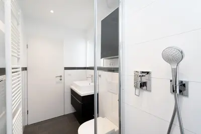 Ein Badezimmer in der Unterkunft Objekte in Sierksdorf Steilküste