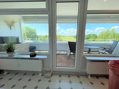Ein Balkon oder eine Terrasse in der Unterkunft Panoramic App B02-10