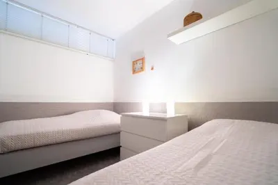 Ein Bett oder Betten in einem Zimmer der Unterkunft Ferienpark Sierksdorf App 382 - Strandlage