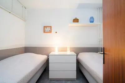 Ein Bett oder Betten in einem Zimmer der Unterkunft Ferienpark Sierksdorf App 382 - Strandlage