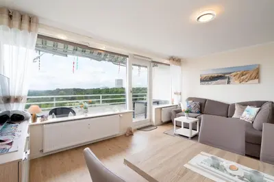 Ein Sitzbereich in der Unterkunft Ferienpark Sierksdorf App 793 - Lillis Oase