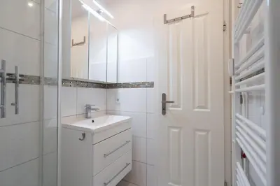 Ein Badezimmer in der Unterkunft Ferienpark Sierksdorf App 793 - Lillis Oase
