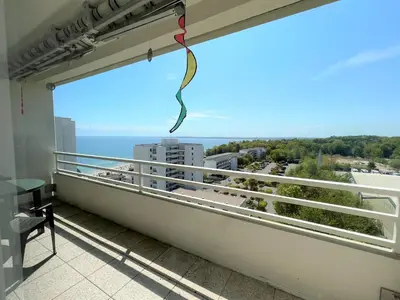 Ein Balkon oder eine Terrasse in der Unterkunft Ferienpark Sierksdorf App 793 - Lillis Oase