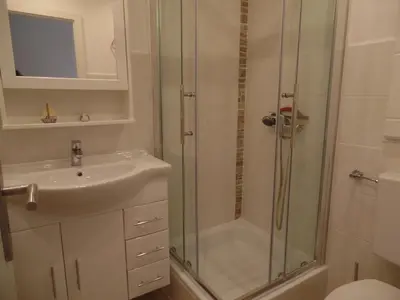Ein Badezimmer in der Unterkunft Ferienpark Sierksdorf App 544 - Strandlage
