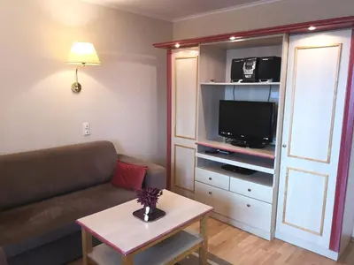 TV/Unterhaltungsangebot in der Unterkunft Haus Niedersachsen Apartment 2
