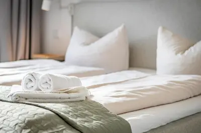 Ein Bett oder Betten in einem Zimmer der Unterkunft Ostsee Suite 3 - Strandperle