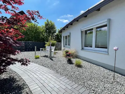 Ein Garten an der Unterkunft Haus Passat