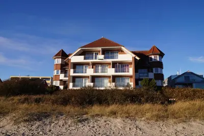 Das Gebäude in dem sich die Ferienwohnung befindet