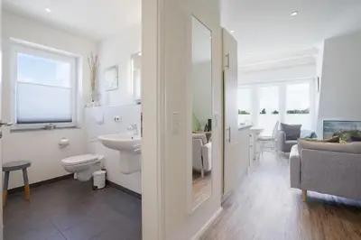 Ein Badezimmer in der Unterkunft Kleines Glück