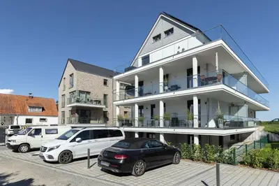 Das Gebäude in dem sich die Ferienwohnung befindet