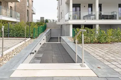 Das Gebäude in dem sich die Ferienwohnung befindet