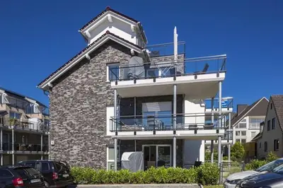 Das Gebäude in dem sich die Ferienwohnung befindet