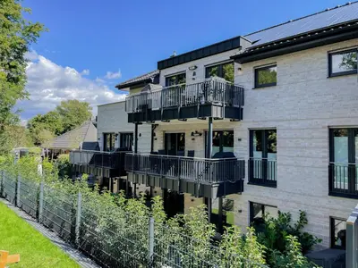 Das Gebäude in dem sich die Ferienwohnung befindet