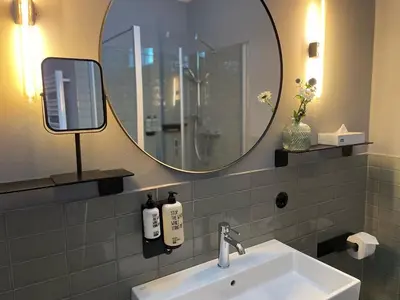 Ein Badezimmer in der Unterkunft Fisher`s Lab