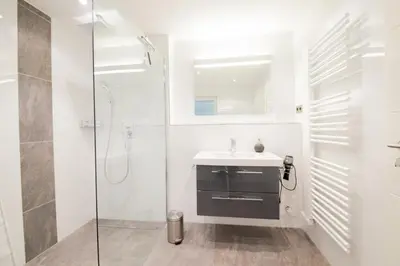 Ein Badezimmer in der Unterkunft Ferienwohnung Sonnendeck 2 Scharbeutz