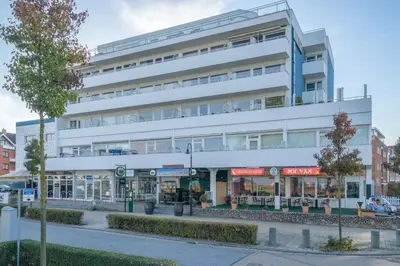 Das Gebäude in dem sich die Ferienwohnung befindet