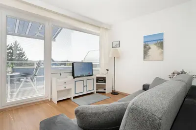 TV/Unterhaltungsangebot in der Unterkunft Strandhotel Scharbeutz Kleine Krabbe