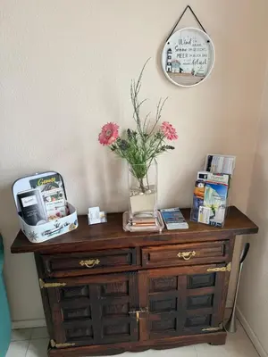 Die Bibliothek in der Ferienwohnung