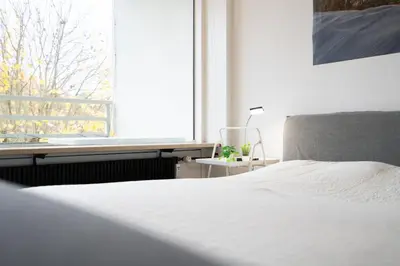 Ein Bett oder Betten in einem Zimmer der Unterkunft Ferienpark Sierksdorf App 614 - Strandlage