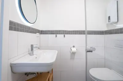 Ein Badezimmer in der Unterkunft Pier 67 Kleine Muschel