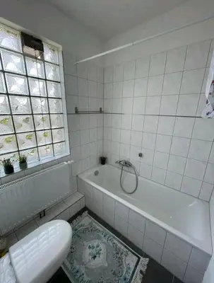 Ein Badezimmer in der Unterkunft Apartment Miesmuschelparadies