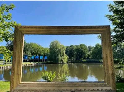 Blick auf einen Fluss in der Nähe der Ferienwohnung