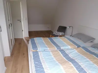 Ein Bett oder Betten in einem Zimmer der Unterkunft Ferienwohnung Niegel