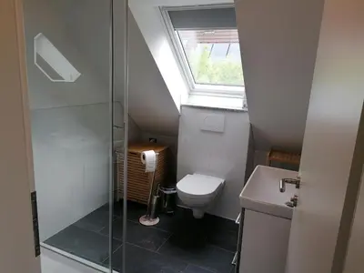 Ein Badezimmer in der Unterkunft Ferienwohnung Niegel