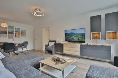 TV/Unterhaltungsangebot in der Unterkunft Haus am Seehof Ferienwohnung Ostseeliebe