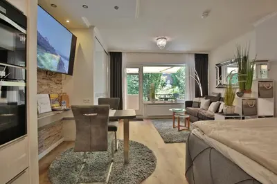 TV/Unterhaltungsangebot in der Unterkunft Feriendomizil Neue Bergstrasse Little Suite Dream