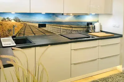 Küche/Küchenzeile in der Unterkunft Feriendomizil Neue Bergstrasse Little Suite Dream
